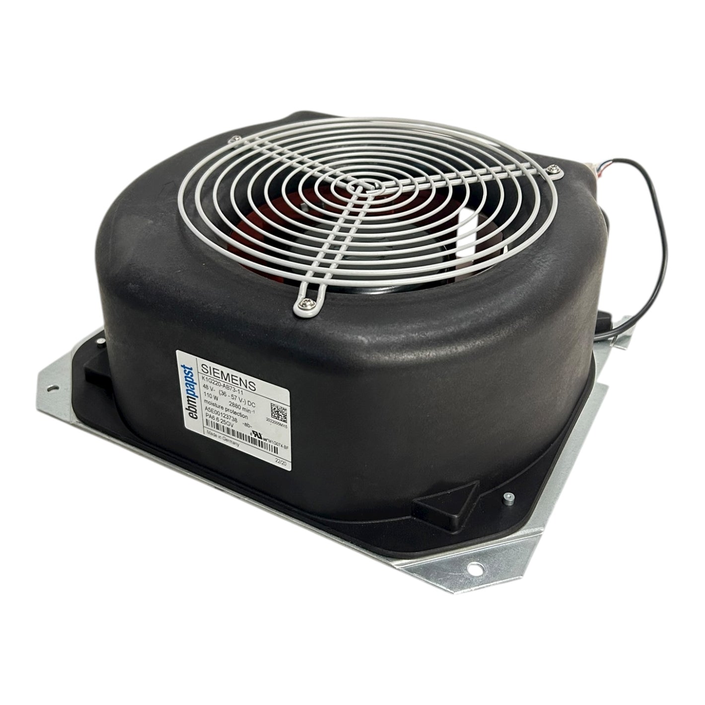 Siemens Radialventilator K1G220-AB73-11 48VDC 110W 2880U/min Feuchtigkeitsschutz