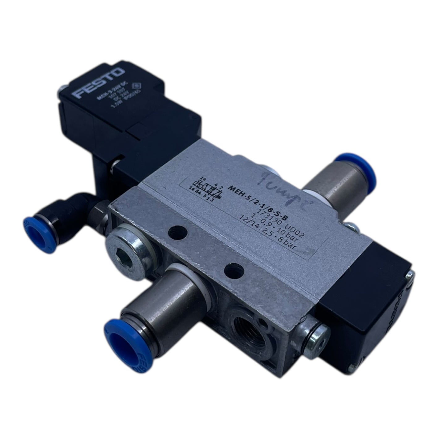 Festo Magnetventil MEH-5/2-1/8-S-B 173130 Magnetventil für die Industrie