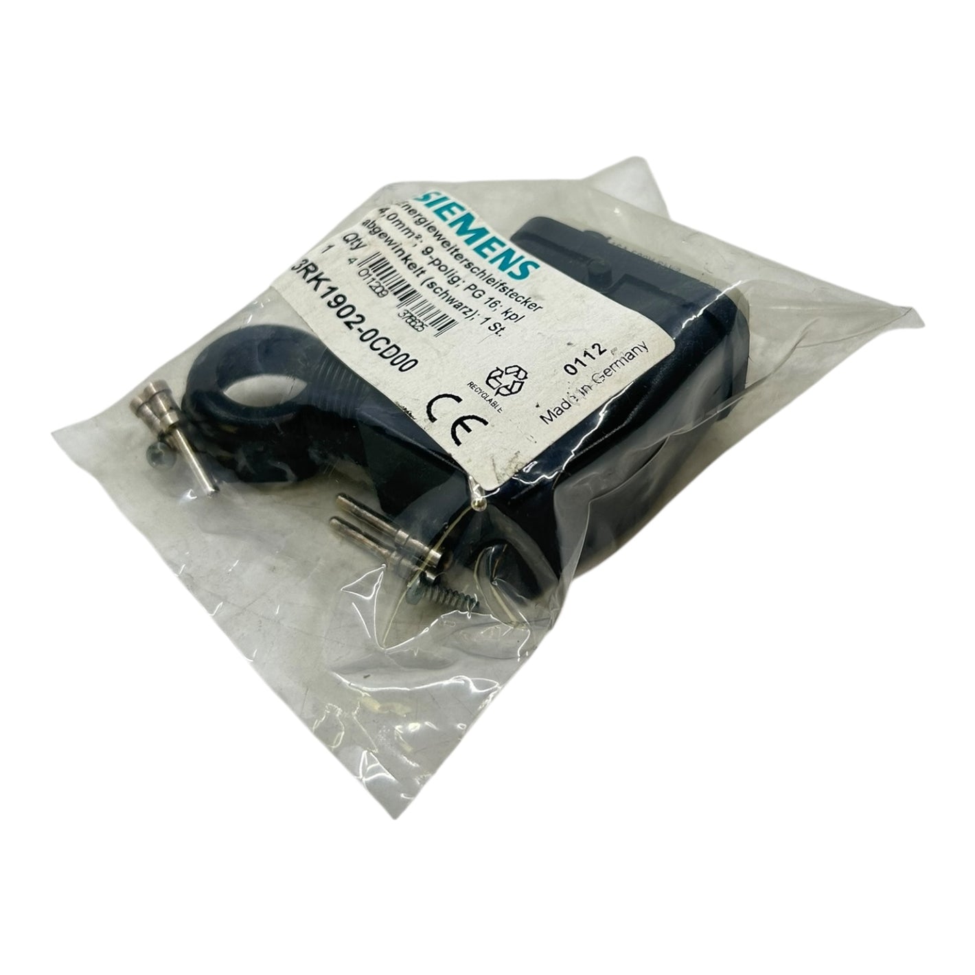 Siemens Energieweiterschleifstecker 3RK1902-0CD00 für industriellen Einsatz