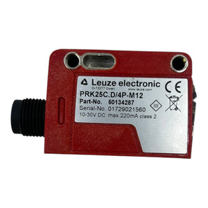 Leuze Lichttaster Reflexionssensor PRK25C.D/4P-M12 10–30 VDC 50134287
