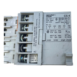 Sprecher+Schuh Leistungsschütz CS4 Leistungsschütz von Sprecher + Schuh