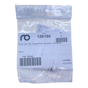 Robatech Gewebefilter Filter 125µm für AX SX SpeedStar Auftragsköpfe 126150
