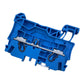 WAGO 2-Leiter-Durchgangsklemme 2004-1204 4mm² blau VE:41Stk