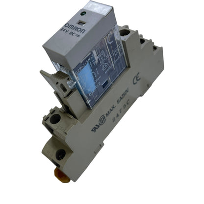 Omron Relais G2R-2-SN 24V DC mit Sockel DIN-Schiene 5A 250V