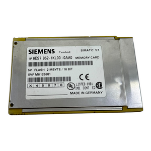 Siemens 6ES7952-1KL00-0AA0 Speicherkarte 2mBYTE 16 BIT  für den industr. Einsatz