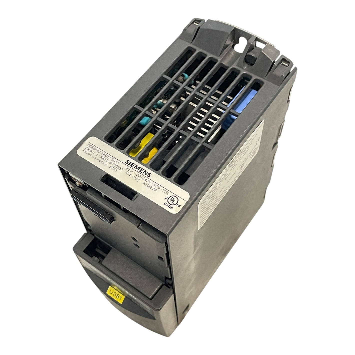 Siemens Frequenzumrichter 0,75kW 230V MICROMASTER 440 6SE6440-2AB17-5AA1