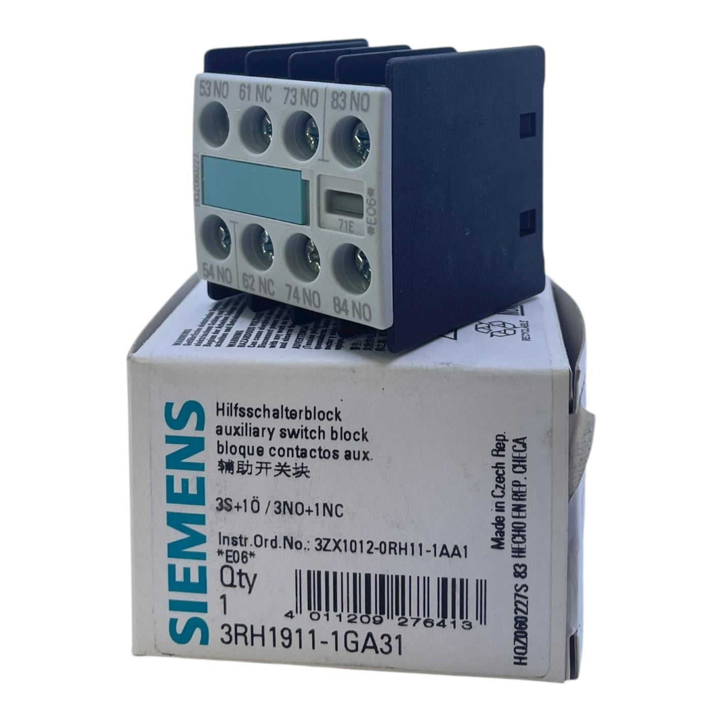 Siemens Hilfsschalter Hilfsschalterblock 3RH1911-1GA31 Hilfsschalter von Siemens