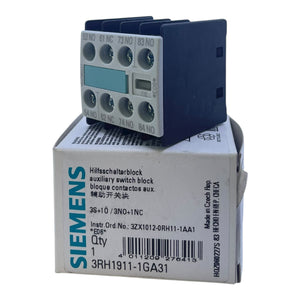 Siemens Hilfsschalter Hilfsschalterblock 3RH1911-1GA31 Hilfsschalter von Siemens