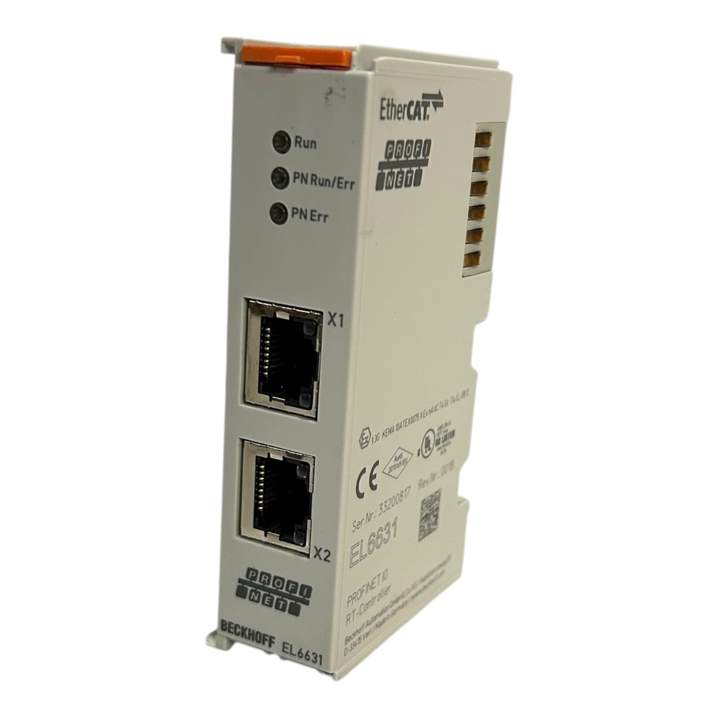 Beckhoff EtherCAT-Klemme 2-Port-Kommunikations-Interface PROFINET RT EL6631