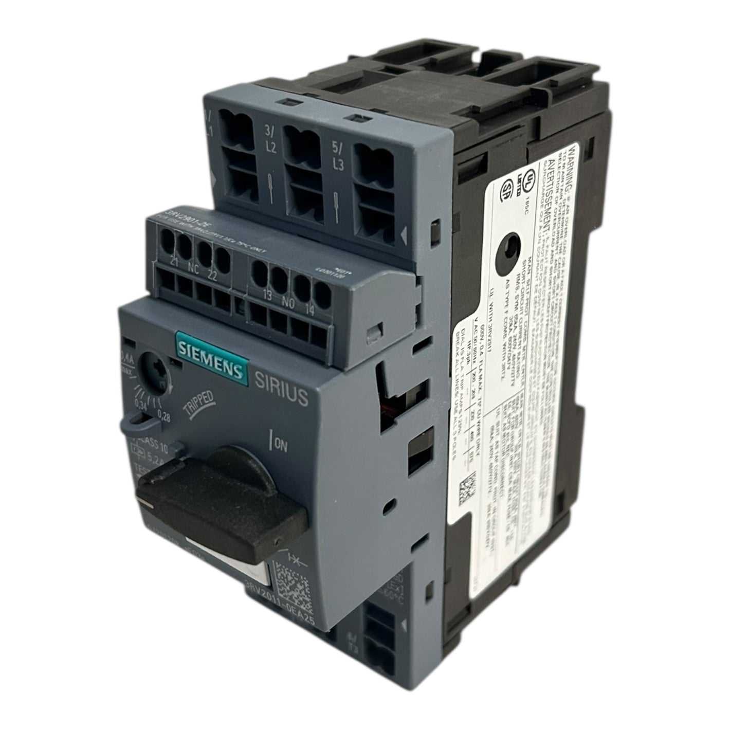 Siemens Leistungsschalter S00 für den Motorschutz 0,28...0,4A 3RV2011-0EA25