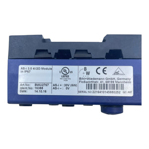Bihl+Wiedemann AS-i 3.0 Modul BWU2767 4I/2O IP67