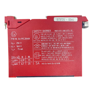 Stahl Sicherheitsbarriere 12V 9001/01-168-075-10 Intrinspak