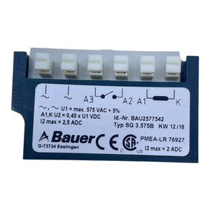 Bauer Bremsgleichrichter SG3.575B Bremsgleichrichter für die Industrie