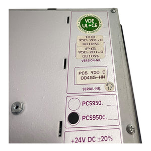 Lauer Bedienfeld topline midi PCS950c 95C.201.0081096 für die Industrie