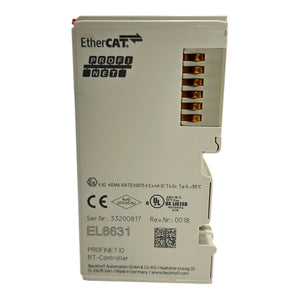 Beckhoff EtherCAT-Klemme 2-Port-Kommunikations-Interface PROFINET RT EL6631