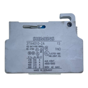 Siemens Kontaktblock 3TX4010-2A Kontaktblock geeignet für die Industrie