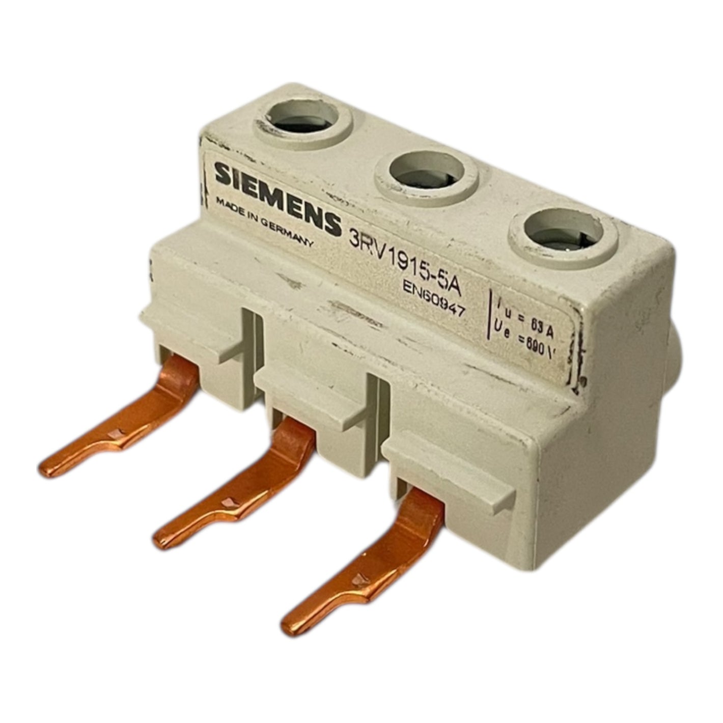 Siemens Einspeiseklemme 3-Phasen 3RV1915-5A Klemme für industriellen Einsatz