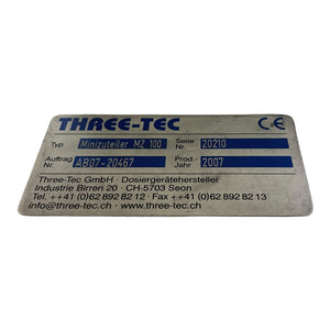 Three-Tec MZ100 dosing pump mini dispenser for industrial use dosing pump