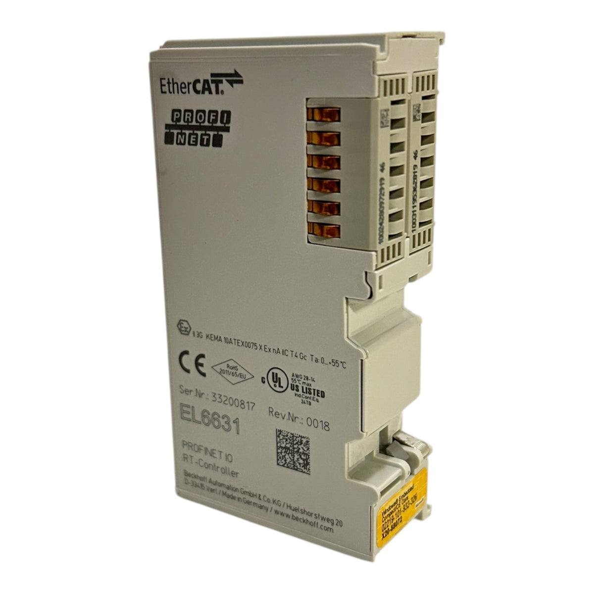 Beckhoff Profinet Module Beckhoff EtherCAT-Klemme 2-Port-Kommunikations-Interface PROFINET RT E