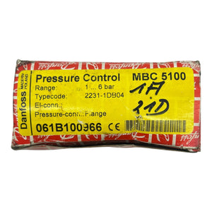 Danfoss Druckschalter MBC5100 1–6bar 061B100966 2231-1DB04