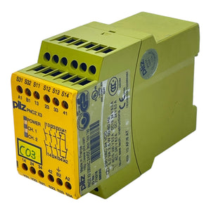 Pilz Sicherheitsrelais PNOZ X3 774318 230 VAC/24 VDC 3 NO + 1 NC