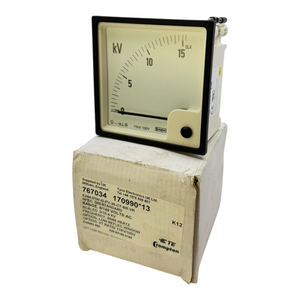 Crompton Analogmessinstrument E244-01W-G-PV-26-C7-BR-VR  - industrieller Einsatz