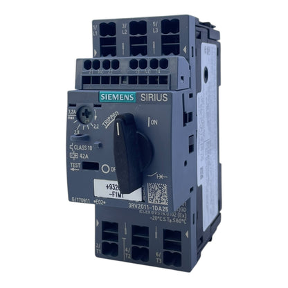 Siemens Motorschutzschalter 3RV2011-1DA25 Sirius 2,2–3,2A 42A