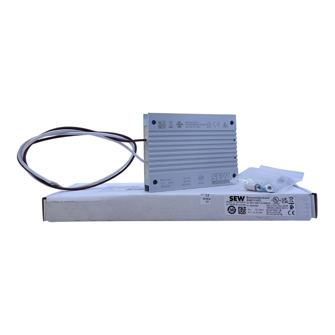 SEW Bremswiderstand BW072-003 250W 72R 850VDC für MOVITRAC MOVIDRIVE