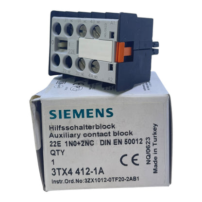 Siemens Hilfsschalterblock 3TX4412-1A Hilfsschalterblock von Siemens Industrie