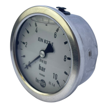 Tecsis Manometer Druckmessgerät 0-10bar Manometer von Tecsis für die Industrie