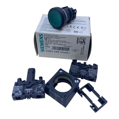 Siemens Leuchtdrucktaster Grün 24V 3SB3245-0AA41 Leuchtdrucktaster von Siemens