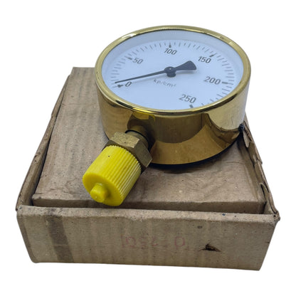 WIKA Manometer 250 kp/cm² (ca. 245 bar) Hydraulik Pumpe Messinganschluss