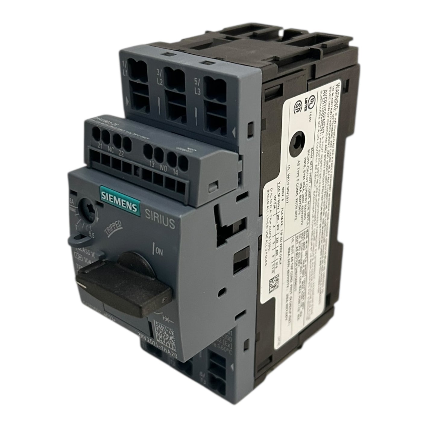 Siemens Leistungsschalter Baugröße S00 für den Motorschutz 5,5-8A 3RV2011-1HA20