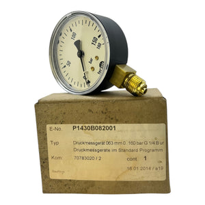 Tecsis Manometer 0-160bar P1430B082001 Manometer von Tecsis für die Industrie