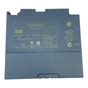 Siemens 6ES7307-1BA00-0AA0 Netzteil für den industriellen Einsatz Netzteil Teil