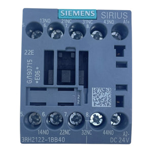 Siemens Schütz Hilfsschütz 3RH2122-1BB40 SIRIUS 24V DC 4NO+2NC