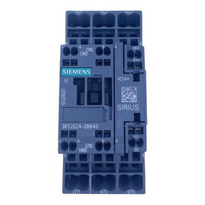 Siemens Schütz Leistungsschütz 3RT2024-2BB40 24V DC Sirius 3-polig