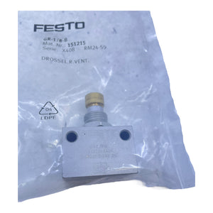 Festo Drosselrückschlagventil GR-1/8-B 151215 | Drosselrückschlagventil Festo
