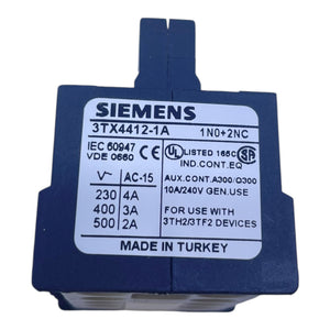 Siemens Hilfsschalterblock 3TX4412-1A Hilfsschalterblock von Siemens Industrie
