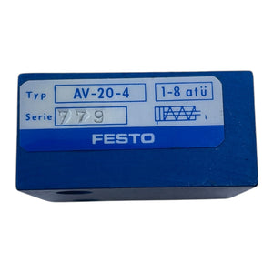 Festo Kurzhubzylinder Pneumatikzylinder AV-20-4 Kurzhubzylinder von Festo