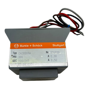 Bürkle+Schöck Transformator CA2031SP Transformator von Bürkle+Schöck Industrie