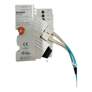 Beckhoff EtherCAT-Koppler mit ID-Switch Multimode-LWL-Anschluss EK1501
