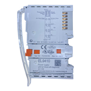 Beckhoff EtherCAT-Klemme Netzteil zur E-Bus-Versorgung 24 V DC EL9410 Industrie