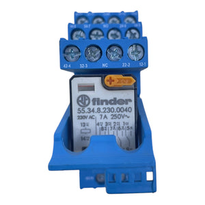 Finder Steckrelais mit Sockel 230V 55.34.8.230.0040 für den Industriellen Nutzen