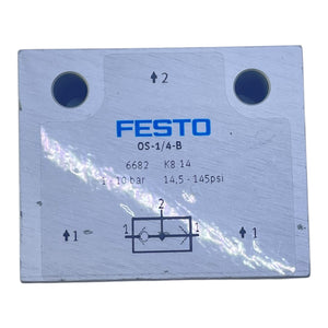 Festo OS-1/4-B ODER-Glied 6682 für industriellen Einsatz ODER-Glied 1-10 bar