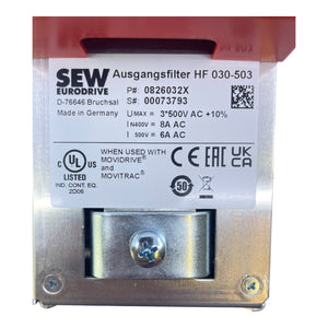 SEW EURODRIVE Netzilter HF030-503 500V 6A für MOVITRAC Frequenzumrichter