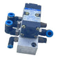 Festo Magnetventil J-5-3/3 6066 + Ventilinsel AS-1/8 gebraucht Industrie Einsatz