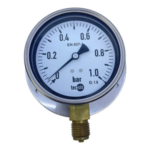 Tecsis Manometer EN837-1 0-1bar Manometer von Tecsis für die Industrie