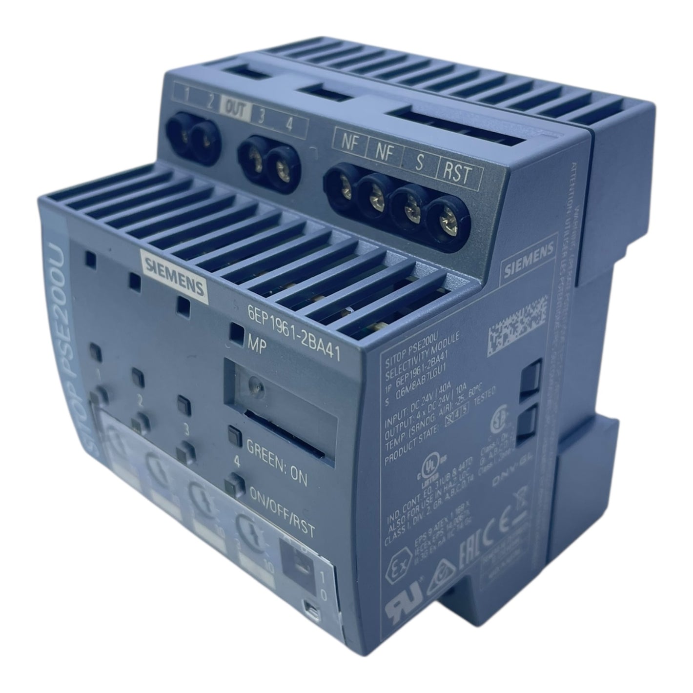 Siemens SITOP PSE200U 10 A Selektivitätsmodul 6EP1961-2BA41 Selektivitätsmodul