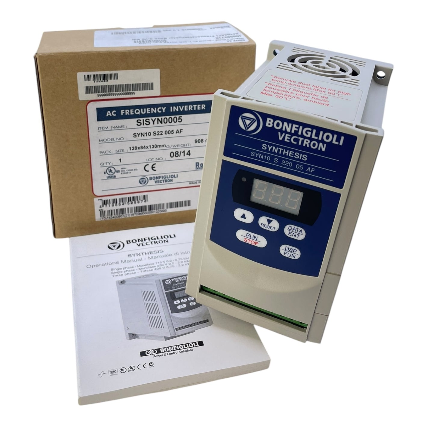 Bonfiglioli SYN10S22005AF Frequenzumrichter für industriellen Einsatz - Frequenz